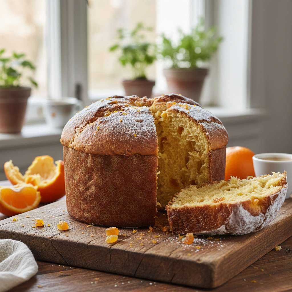 Panqué de naranja artesanal, dulce mexicano