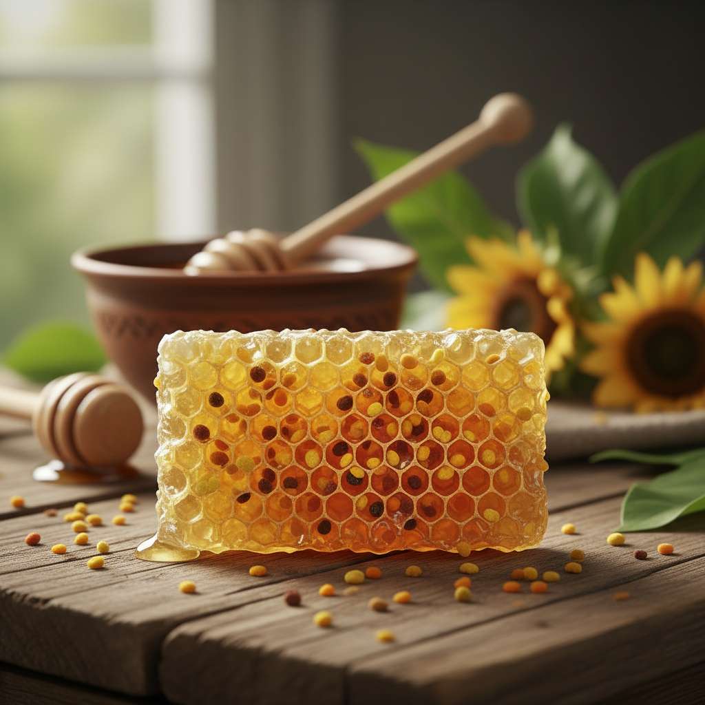 Polen de abeja, recolectado artesanalmente
