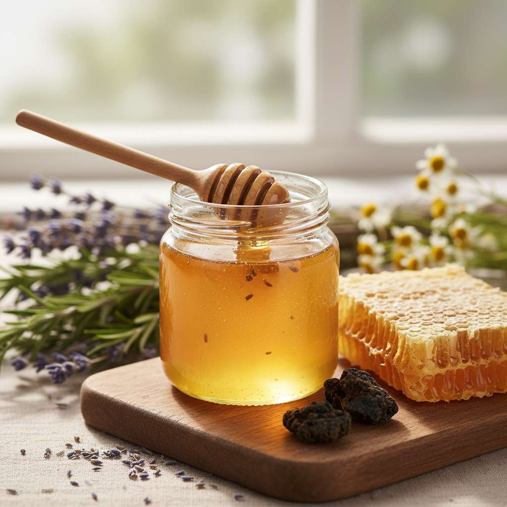 Propóleo natural, producto apícola mexicano